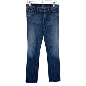 Citizens of Humanity Jeans Women 6 28 Blue Elson Medium Rise Straight Whiskering
